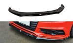 Maxton Front Ansatz für Audi S7 / A7 S-Line C7 FL schwarz Hochglanz AU-A7-1F-SLINE-FD1-G