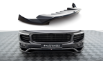 Maxton Front Ansatz Porsche Cayenne Mk2 Facelift schwarz Hochglanz PO-CAY-2F-FD1G+FD1R-G