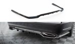 Maxton Mittlerer Cup Diffusor Heck Ansatz Mercedes-Benz E W212 Facelift schwarz Hochglanz ME-E-212F-RD1G+RD2-G