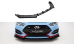 Maxton Street Pro Front Ansatz + Flaps Hyundai Veloster N Mk2 schwarz Hochglanz HYVE2NCNC-FD1BRB+FSF1-G