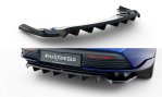 Maxton Mittlerer Cup Diffusor Heck Ansatz Porsche Taycan Turbo S Mk1 schwarz Hochglanz PO-TAY-1-TURBO-S-RD1G+RD2-G