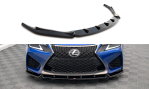 Maxton Front Ansatz V.1 für Lexus GS F Mk4 Facelift schwarz Hochglanz LE-GSF-4F-FD1-G