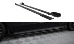 Maxton Street Pro Seitenschweller Ansatz + Flaps Mercedes-AMG A35 W177 Facelift schwarz Hochglanz MEA177F35CNC-SD1BRB+SF1-G