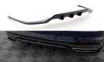 Maxton Mittlerer Cup Diffusor Heck Ansatz V.2 Audi A4 S-Line B9 Facelift schwarz Hochglanz AU-A4-B9F-SLINE-RD3G+RD4-G