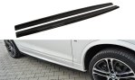 Maxton Seitenschweller Ansatz für BMW X4 M Paket schwarz Hochglanz BM-X4-26-MPACK-SD1-G