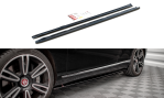 Maxton Seitenschweller Ansatz für Bentley Continental GT V8 S Mk2 schwarz Hochglanz BE-CO-GT-1F-SD1-G