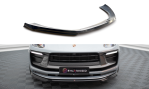 Maxton Front Ansatz für Porsche Macan Mk1 Facelift 2 schwarz Hochglanz PO-MA-1F2-FD1-G