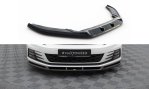 Maxton Front Ansatz V.1 VW Scirocco Mk3 Facelift schwarz Hochglanz VW-SC-3F-FD1-G