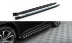 Maxton Seitenschweller Ansatz Lexus RX Mk4 Facelift (Version mit OEM-Trittbrettern) schwarz Hochglanz LE-RX-4F-SD1-G