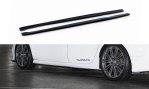 Maxton Seitenschweller Ansatz V.2 Audi RS7 C7 schwarz Hochglanz AU-RS7-1F-SD2-G