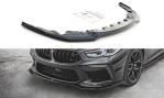 Maxton Front Ansatz V.2 für BMW M8 Gran Coupe F93 schwarz Hochglanz BM-M8-G16-FD2-G
