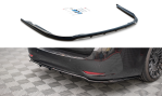 Maxton Mittlerer Diffusor Heck Ansatz DTM Look für Toyota Avensis Mk3 Facelift schwarz matt TO-AV-3F2-RD1T+RD2-T