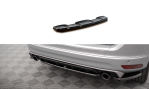 Maxton Mittlerer Diffusor Heck Ansatz für Volvo XC60 R-Design Mk1 Facelift schwarz Hochglanz VO-XC60-1F-RDESIGN-RD1-G