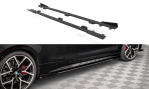 Maxton Street Pro Seitenschweller Ansatz für + Flaps BM 4 M-Paket G22 schwarz Hochglanz BM4G22MPACKCNC-SD1BRB+SRF1-G
