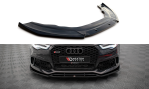 Maxton Front Ansatz für Audi A6 RS6 Look C7 schwarz Hochglanz AU-A6-C7-RS6LOOK-FD1-G