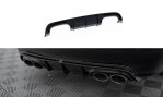 Maxton Diffusor Heck Ansatz für Mercedes-Benz CLK W209 schwarz Hochglanz ME-CLK-209-RS1-G
