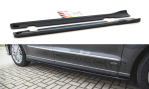 Maxton Seitenschweller Ansatz für Ford S-Max Mk2 Facelift schwarz matt FO-SMAX-2F-SD1-T