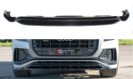 Maxton Front Ansatz für  Audi Q8 S-line schwarz Hochglanz AU-Q8-1-SLINE-FD1G+FD1R-G