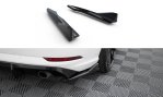 Maxton Heck Ansatz Flaps Diffusor V.2 Audi A3 Limousine 8V Facelift schwarz Hochglanz AU-A3-8VF-S-RSD2-G
