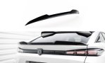 Maxton Unterer HeckSpoiler CAP Abrisskante 3D Peugeot 408 Mk1 schwarz Hochglanz PE-408-1-CAP3D2-G