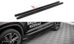 Maxton Seitenschweller Ansatz für Skoda Kodiaq Mk1 Facelift schwarz Hochglanz SK-KO-1F-SD1-G