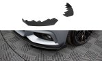 Maxton Front Flaps BMW 4er Coupe / Gran Coupe / Cabrio M-Paket F32 / F36 / F33 schwarz Hochglanz BM4F32MPACKCNC-FSF1-G