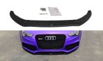 Maxton Front Ansatz für AUDI RS5 8T schwarz Hochglanz AU-RS5-1/1F-FD1-G