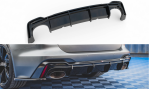 Maxton Diffusor Heck Ansatz Audi RS6 C8 schwarz Hochglanz AU-RS6-C8-RS1-G