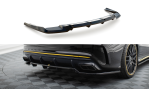 Maxton Mittlerer Cup Diffusor Heck Ansatz Mercedes-AMG CLA 45 C117 Facelift schwarz Hochglanz ME-CLA-117-45-AMG-AERO-RD1G+RD2-G