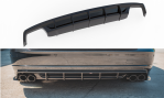 Maxton Diffusor Heck Ansatz für Audi S8 D4 Facelift schwarz Hochglanz AU-S8-D4-RS1-G