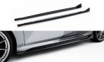 Maxton Seitenschweller Ansatz V.2 BMW 1er M-Paket F70 schwarz Hochglanz BM-1-70-M-SD2-G
