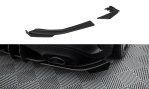 Maxton Street Pro Heck Ansatz Flaps Diffusor + Flaps Mercedes-AMG A35 Hatchback W177 schwarz Hochglanz MEA177F35CNC-RSD1BRB+RSF1-G