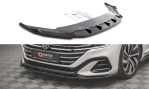 Maxton Front Ansatz V.1 für Volkswagen Arteon R-Line Facelift schwarz Hochglanz VW-AR-1F-RLINE-FD1-G