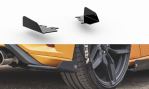 Maxton Hintere Seiten Flaps für Ford Focus ST Mk4 schwarz Hochglanz FOFO4STCNC-RSF1-G