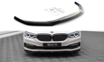Maxton Front Ansatz V.1 für BMW 5er G30 schwarz Hochglanz BM-5-G30-FD1-G