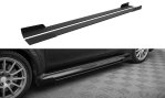 Maxton Street Pro Seitenschweller Ansatz + Flaps Mitsubishi Lancer EVO X schwarz Hochglanz MILA10EVOCNC-SD2BRB+SF1-G