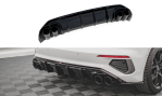 Maxton Diffusor Heck Ansatz + Endschalldampfer Sportauspuff Attrappe Audi A3 S-Line Sportback 8Y AU-A3-8Y-SLINE-RS1G+CHROME