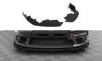 Maxton Front Flaps Mitsubishi Lancer EVO X schwarz Hochglanz MILA10EVOCNC-FSF1-G
