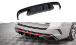 Maxton Diffusor Heck Ansatz für Skoda Octavia RS Mk4 schwarz Hochglanz SK-OC-4-RS-RS1G+RS1R-G