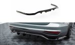 Maxton Mittlerer Cup Diffusor Heck Ansatz Audi A6 Allroad C8 schwarz Hochglanz AU-A6-C8-AR-RD1G+RD2-G
