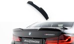 Maxton Spoiler CAP Abrisskante 3D BMW M550i / 5 M-Paket Limousine G30 schwarz Hochglanz BM-5-G30-MPACK-CAP3D1-G