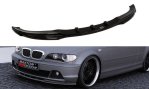 Maxton Front Ansatz für BMW 3er E46 COUPE Facelift schwarz Hochglanz BM-3-46F-CE-FD1-G