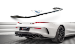Maxton Mittlerer Diffusor Heck Ansatz DTM Look für Mercedes-AMG C 63 AMG Coupe AMG Aero Pack C205 Facelift schwarz Hochglanz ME-C-205F-AMG-C-RD1G+RD2-G