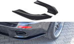 Maxton Heck Ansatz Flaps Diffusor für BMW X5 E70 Facelift M Paket schwarz Hochglanz BM-X5-70F-MPACK-RSD1-G