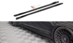 Maxton Seitenschweller Ansatz für Toyota Avensis Mk3 Facelift schwarz Hochglanz TO-AV-3F2-SD1-G