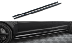 Maxton Seitenschweller Ansatz für V.2 für Audi RS6 Avant C6 schwarz Hochglanz AU-RS6-C6-SD2-G