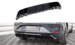 Maxton Diffusor Heck Ansatz für + Endschalldampfer Sportauspuff Attrappe Seat Leon FR Hatchback Mk4 SE-LE-4-FR-RS1G+CHROME