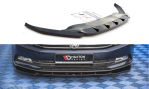 Maxton Front Ansatz V.1 für Volkswagen Passat B8 schwarz Hochglanz VW-PA-B8-FD1-G