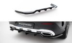 Maxton Mittlerer Cup Diffusor Heck Ansatz Mercedes-Benz GLC Coupe AMG-Line C254 schwarz Hochglanz ME-GLC-C254-AMGLINE-RD1G+RD2-G