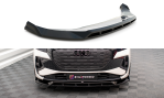 Maxton Front Ansatz V.2 für Audi Q4 e-tron Sportback Mk1 schwarz Hochglanz AU-Q4-ETRON-1-SB-FD2G+FD2R-G